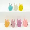 Conejo grande luminoso diy accesorios de resina hechos a mano llavero para teléfono móvil adornos para coche bolsa sorpresa con estilo ins