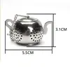 Suministros del Fabricante Olla Redonda de Acero Inoxidable 304 Filtro para Té Infusor de Té con Forma de Tetera Multilado Separador de Té a Prueba de Fugas Lfgb