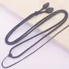 Nuevos accesorios colgantes DIY para parejas, collar con hebilla de seguridad, cuerda, accesorios de juego de moda, collar Bodhi tejido a mano a juego de colores