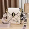 Mini Bolsa Quadrada Pequena Estampada Outono e Inverno Nova 2025 Bolsa Feminina Exquisite Bolsa para Celular Moda Casual Transversal Ombro Único Simples
