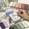 Cinta correctora de color degradado de gran capacidad, estilo tarjeta de alta estética, silenciosa y suave, irrompible, cinta correctora portátil para estudiantes
