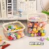 Caja de Almacenamiento Linda, Mini Caja Transparente, Caja de Almacenamiento para Artículos Varios, Gran Capacidad, Papelera de Escritorio Simple Multiusos con Tapa