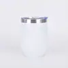 Taza de Huevo de Cáscara de Huevo de Acero Inoxidable con Aislamiento al Vacío de 12 oz para Viajes de Amazon, Copa de Vino Tinto con Forma de U para el Hogar, LOGOTIPO Impreso
