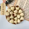 Paquete de Materiales DIY Cáscara de Huevo de Fénix de Encaje Sonajero de Haz de Sonido Hecho a Mano Colgante de Cáscara de Fruta Paquete de Accesorios Caseros