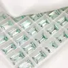Atacado arte de unha diamante pontiagudo cristal de vidro 5T retangular ângulo reto grande cristal açúcar 8*12 explosões da rede unhas diamantes ornamentos