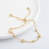 Novo Estilo Sem Desbotamento Novo Estilo Pulseira de Aço Titânio Feminina Combinação com Tudo Estilo Ins Pulseira da Moda Joias Senso de Menina
