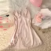Ropa de noche con tirantes nueva transfronteriza para mujer, conjunto de lencería sexy de verano, camisón, ropa para el hogar, pijamas de otoño e invierno, venta al por mayor