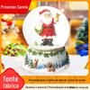 Bola de água de resina floco de neve criativo música bola de cristal giratória processamento souvenir desenho processamento de bola de neve