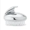 Cepillo de Champú de Silicona de Cristal, Peine para el Cabello, Peine Masajeador, Rascador del Cuero Cabelludo, Cepillo de Champú Especial que No Lastima el Cuero Cabelludo