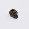 Accesorios para manualidades de joyería vintage Accesorios de plata del Tíbet cabeza de calavera cabeza de fantasma agujero horizontal cuentas perforadas cuentas populares en Europa y América en stock