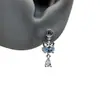 Pendientes de Gato Kt de Dibujos Animados Ins Coloridos Dulces de Niña Corazón Pequeño Diseño Clavos para Cartílago Auricular Pendientes de Moda Exquisitos para Mujer