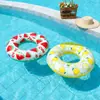 Flotador Inflable para Piscina Exterior Juguete Acuático para Adultos Niños de 3 a 6 Años PVC Engrosado Aro Salvavidas Deportivo Flotador Inflable