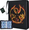 Álbum de Tarjetas para Bebé Amazon de 4 Compartimentos con Cremallera PU9 Álbum de Almacenamiento de Tarjetas Pokemon de Hojas Sueltas Dream Mini Card