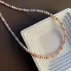 Collar de Perlas para Mujer, Lujo Ligero, Nicho, Estilo de Gama Alta, Primavera y Verano, Perlas Redondas, Accesorio Qipao, Cadena para Clavícula, Gama Alta, No se Desvanece