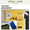 Tablero perforado colorido inspirado en la dopamina para decoración de pared de sala de estar, un nuevo estante de almacenamiento metálico engrosado con accesorios magnéticos, diseñado para ocultar imperfecciones