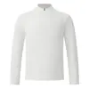Dijia Ping Repuesto Otoño e Invierno Nuevo Manga Larga Casual Media Cremallera Cuello Alto Top Sudadera Manga Larga Running Entrenamiento Camiseta Larga