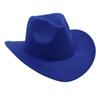 Sombrero sencillo para niños AliExpress sombrero de vaquero desnudo sombrero de jazz para presentación sombrero de fieltro para niños sombrero de lana para grupo de baile comercio exterior