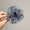 Pinza para el Cabello de Malla Floral y Perlas Suave y Etérea para Mujer, Pinza de Tiburón de Alto Nivel Estilo Nuevo 2026, Accesorio para el Cabello para la Parte Posterior de la Cabeza
