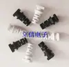 Caixa para módulo eletrônico 43*22*11mm preto branco com clipes de cabo combinando, caixa de junção plástica espessa