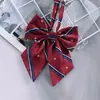 Corbata de Lazo JK Japonesa Uniforme de Estudiante Camisa Cuello Pequeño Flor Estilo Universitario Traje de Marinero Lazo Combinable Rojo Azul