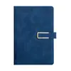 Caderno Novo Couro de Alta Qualidade Bloco de Notas Personalizado Fivela em U Traje de Presente de Negócios Presente de Acompanhamento Logotipo Imprimível