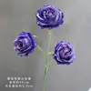 Flores Azules de Boda Materiales Flores de Seda Rosas Peonías Flores Arregladas Cascada de Flores Techo Arte Floral Arreglo Floral Jardín de Monet