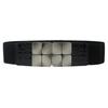 Casual y Versátil Gancho Retro Faja Ancha Negra Cinturón Decorativo para Exterior de Moda para Mujer Cinturón Elástico Venta al por Mayor Dropshipping
