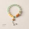 Pulsera Guofeng Sensación Fresca Jade Dongling Madre para Mujer Nueva China Retro Colgante de Calabaza Pulsera Wen Play Joyería al Mayoreo