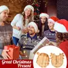 Bandeja Navideña de Dibujos Animados Transfronteriza Bandeja para Servir Fiestas Navideñas Forma de Papá Noel Bandeja para Snacks Navideños