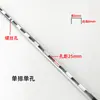 Suporte de clipe de suporte de tubo quadrado de aço inoxidável Pilar A Poste de escada Suporte de suspensão positiva Barra horizontal Suporte para cabide Stand de exibição de loja de roupas Acessórios Inserir