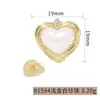 Botones Pequeños en Forma de Corazón Estilo Chanel, Botones de Perla, Botones para Ropa, Botones para Accesorios, Botones para Abrigos, Botones para Gabardinas, Botones Cosidos a Mano