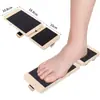 Tabla de estiramiento estirar pie pedal oblicuo dar forma pantorrilla pierna en cuclillas eversión del pie eversión del pulgar