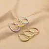 Accesorios para la Cabeza Pendientes Pequeños Frescos Macaron Simples Elegantes Pendientes Colgantes para Mujer Dulces Lindos Pinza para Oreja Acolchada