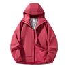 Chaqueta de Concha Blanda Engrosada para Mujer, Impermeable y Cortavientos, Nuevo Estilo Otoño e Invierno, Abrigo Cálido con Capucha para Viajes al Aire Libre, Camping y Montañismo