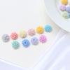 Parche de flores con cuentas de color macarrón, ideal para hacer tú mismo, joyería hecha a mano, pendientes, accesorios, material