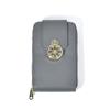 Bolso de teléfono de moda Dongxin para mujer, cartera con cremallera vertical, bolso cruzado de hombro de gran capacidad