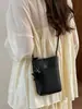 Bolsa Pequena Texturizada Lisa Estilosa para Mulheres Verão 2026 Nova Simples Casual Bolsa para Celular Moda Coreana Bolsa Transversal