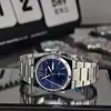 Novo Relógio Masculino com Duplo Calendário Pulseira de Aço Luminoso Fino Lindo Presente para Estudante Relógio Masculino de Quartzo