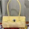 Bolsa de Gelatina Estilo Japonés Coreano 2026 Verano Nueva Bolso Baguette Cierre Horizontal de Mano Bolso de Hombro Único Bolso de Hombro Bolso Tote para Mujer
