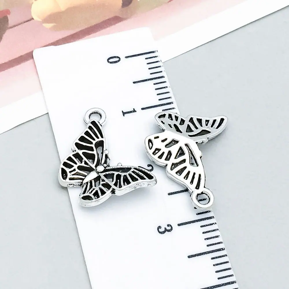 24723-X-古银锌合金镂空蝴蝶结13x17x3mm-0.