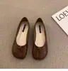 Mocasines de slip-on 2026 Verano Nuevos Negros de Puntos Separación de Dedos Pezuña de Cerdo para Mujer, Cómodos para el Uso Diario
