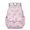 Mochila Nova Kuromi para Meninas Transfronteiriça, Doce, Casual e Versátil, Mochila para Alunos do Ensino Fundamental, Bolsa Escolar para Alunos do Ensino Médio