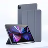 Adequado para modelo 2025 iPad de 11 polegadas 10,5 polegadas com slot para caneta, tablet air4, iPad 10.2, capa protetora de silicone 9.7 soft shell