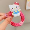 Internet Celebrant Cartoon Kulomi Headband Faixa de cabelo infantil Faixa de borracha tecida para meninas Gravata Bola Cabeça para meninas Acessórios para a cabeça