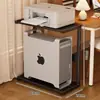 Soporte para Host Estante de Almacenamiento para Escritorio de Computadora Estante de Pie para Oficina Debajo del Escritorio Almacenamiento de Impresora y Archivos Estación de Trabajo de Acabado
