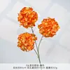 3 Flores de Hortensia Nieve Artificial, Flores Falsas, Flores Hechas a Mano para Bodas, Flores de Seda para Decoración de Escenas de Boda y Arreglos de Piso
