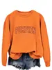 Sudadera Casual de Manga Larga Europea y Americana temporada de calabaza Todo-partido Moda Abrigo para Mujer ebay Camiseta