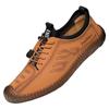 Zapatos de Hombre Primavera 2025 Nuevos Zapatos de Cuero Zapatos Casuales de Suela Blanda para Hombre Zapatos Transpirables Versátiles de Moda para Hombre Zapatos Cómodos para Flojos para Hombre