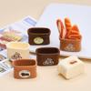 Accesorios de resina hechos a mano diy pegamento crema adornos creativos adornos decorativos caricatura tridimensional miniatura caja de pan para comida y juego