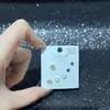 El Nuevo Set de Aretes de Múltiples Piezas de Lingshang Design es Ligero, Lujoso y Moderno, Versátil y Fresco y Dulce en Invierno, un Regalo para tu Novia y Mejor Amiga